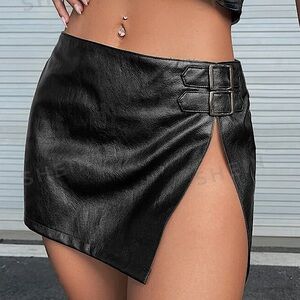 *NEW* Mini Skirt With Slit